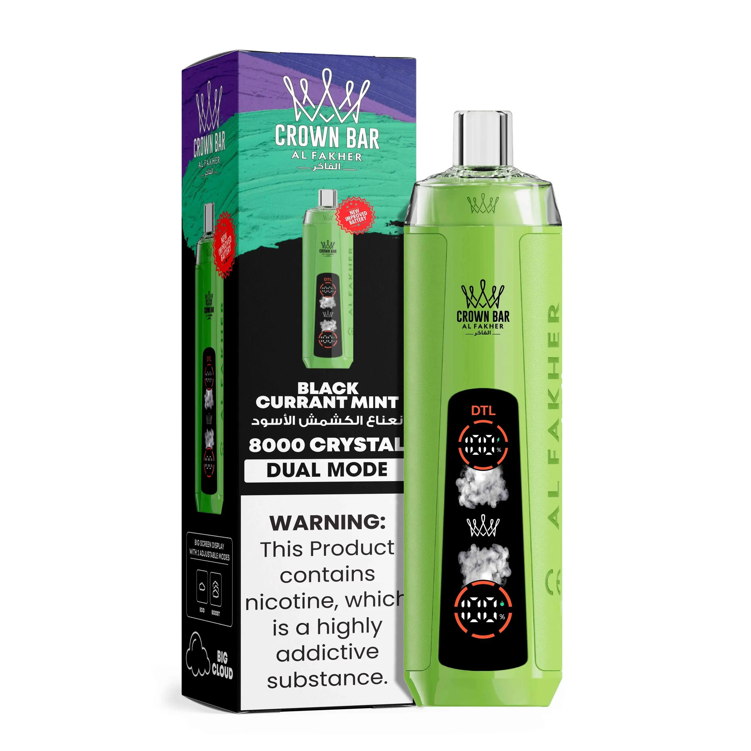 AL FAKHER CRYSTAL 8K (10pcs) - MYEU VAPES