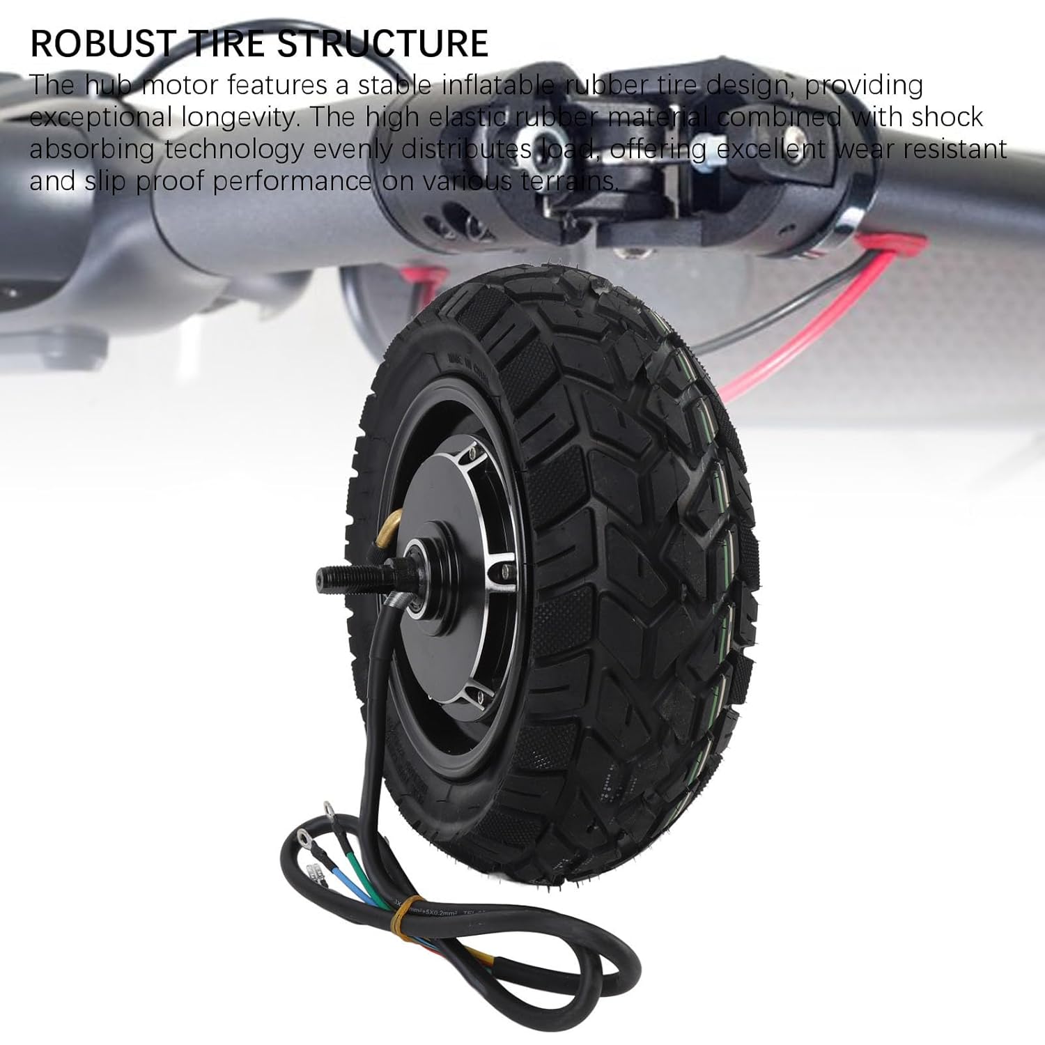 High Power 11 Inch Hub Motor 48 to 72V 1500 to 2500W Aluminum Alloy Vacuum Tyre for Electric Scooter Motorcycle
