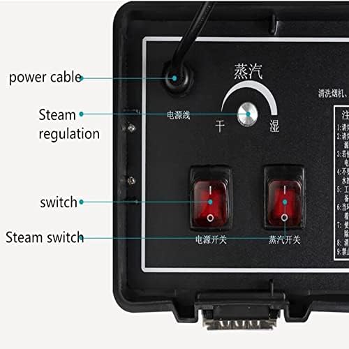 A1DFDFGOQSFG Steam Cleaning Steaming Cleaner High Temperature Electric Steaming Cleaning Machine High Pressure Air Conditioner Range Hood Car