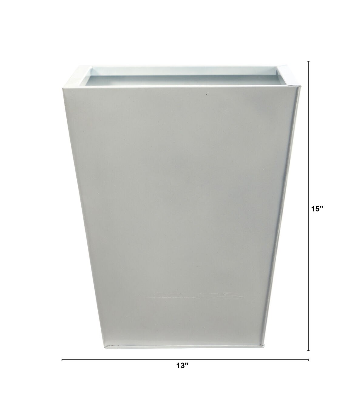 Nearly Natural 15 Classic Square Metal Planter