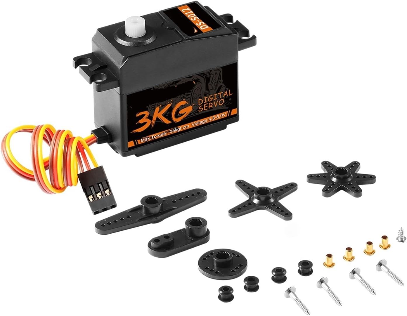 1/5/10/20pcs 3KG Digital servo Waterproof Suitable for Mn99s TRX4 Scx10 FY-01 FY-02 FY-03 1/12 1/10(20pcs)