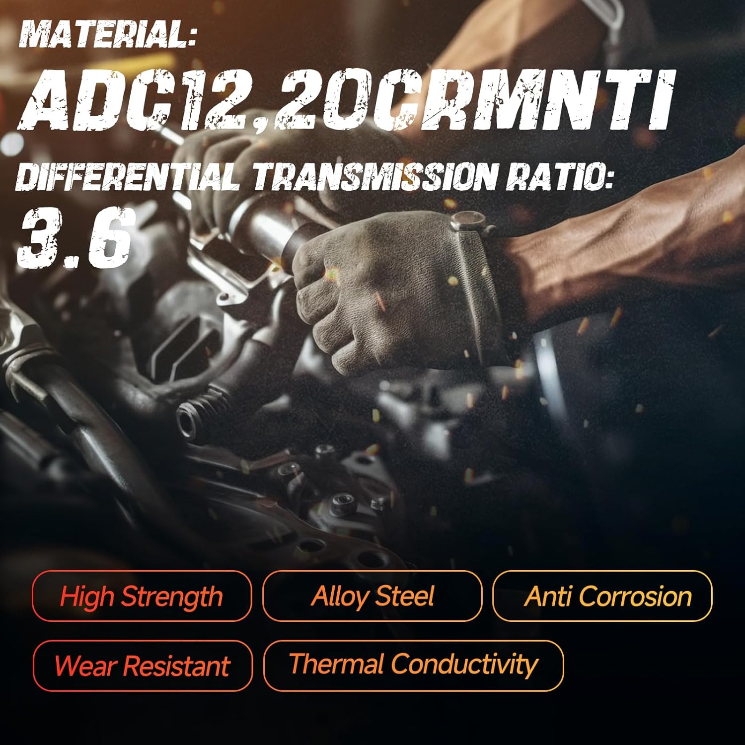 Rear Differential Replace 705502275 705501958 705501912 compatible with Can-Am Maverick 1000 1000R Max 1000R 4x4 XRS DPS XXC XMR 2013-2018