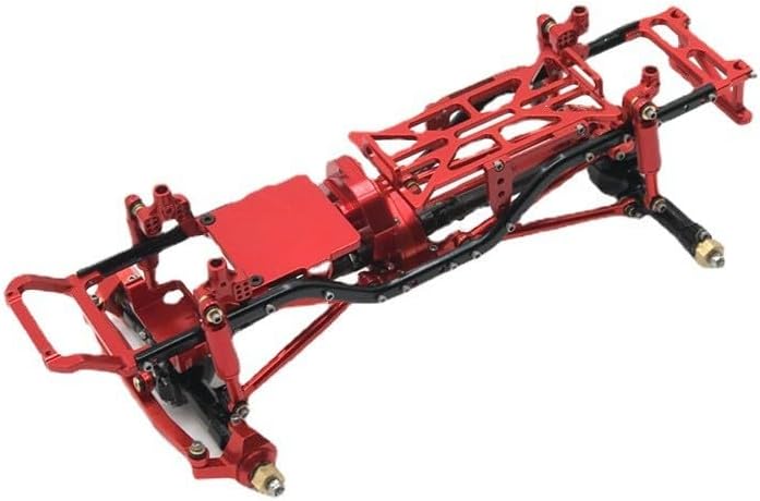 Metal Upgrade Frame for AXIAL 1/24 SCX24 C10 Ford RC Car Parts(Silver)