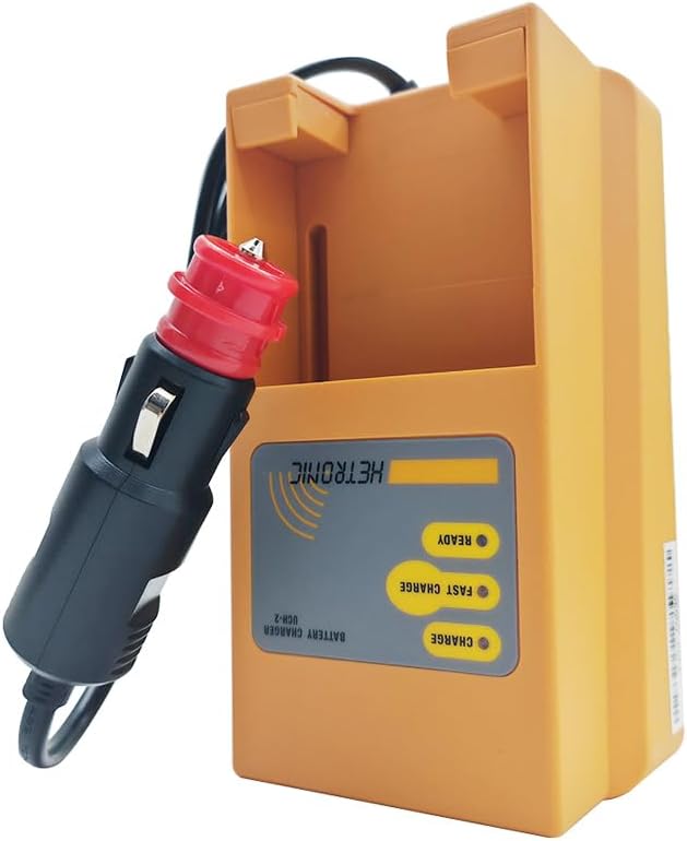 2X 68301000 Battery for HETRONIC Remote + 1 x Hetronic UCH-2 Battery Charger 24V