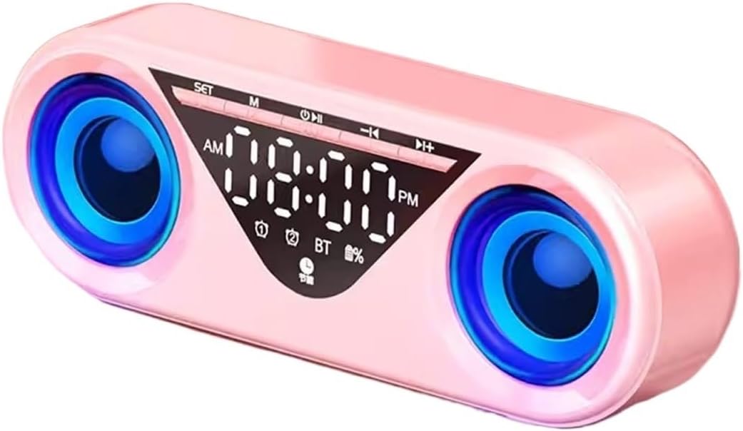 Subwoofer Electronic Alarm Clock Small Audio Intelligent Speaker Speakers