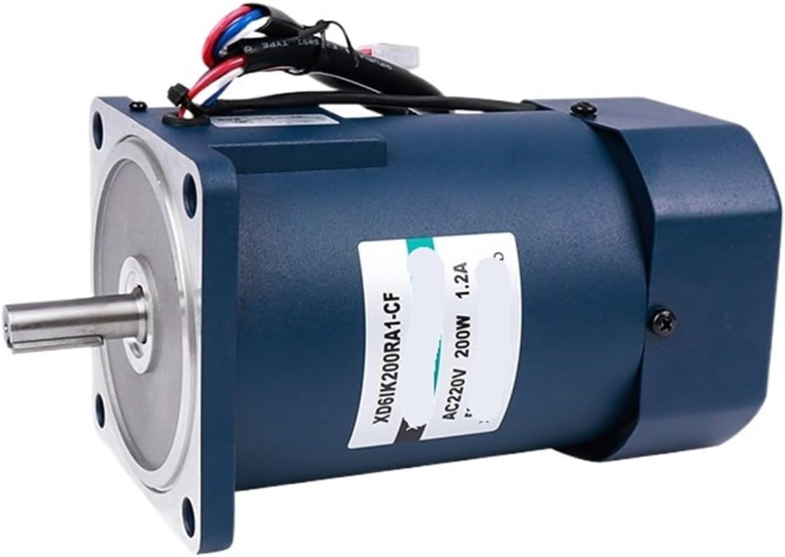 200W high Speed Motor Adjustable 220V AC 1400/2800 RPM Small Electric(1400 RPM 200W and Speed Regulator)