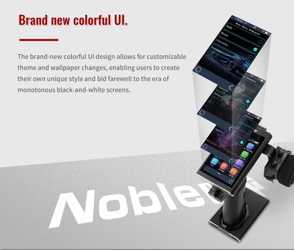 Flysky Noble NB4+ Radio Transmitter 3.5 Inch IPS Touch Screen 2.4G 8CH with FS-FGr4 V2 Receiver for RC Car Boat