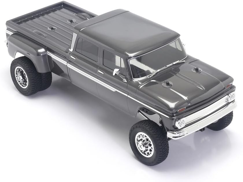 Helidirect CEN Racing Sicario 1/10 RTR 4WD Custom Dually RC Truck DL-Series - Remote Control Car for Adults, Waterproof and All Terrain Capabilities - 1/10 Scale RTR (Grey Titanium)