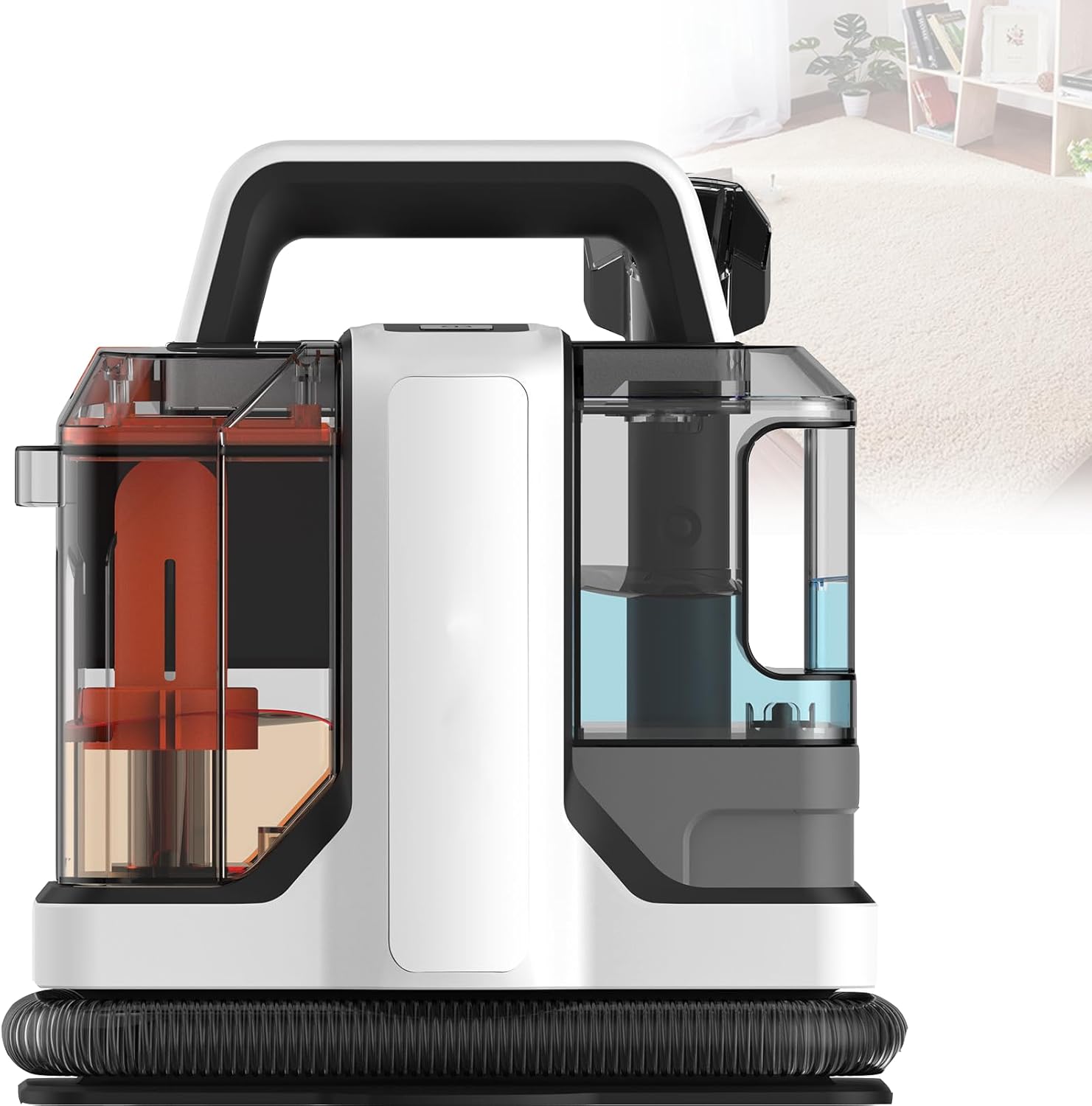 RkgSinuo Portable Handheld Carpet Cleaner, High Pressure Steam Cleaner, All in one Machine for Pet Stains and Household Fabric Cleaning