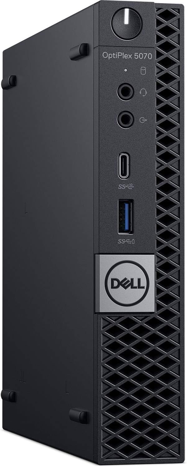 Dell OptiPlex 5070 Desktop Computer - Intel Core i5-9500T - 8GB RAM - 256GB SSD - Micro PC (Renewed)