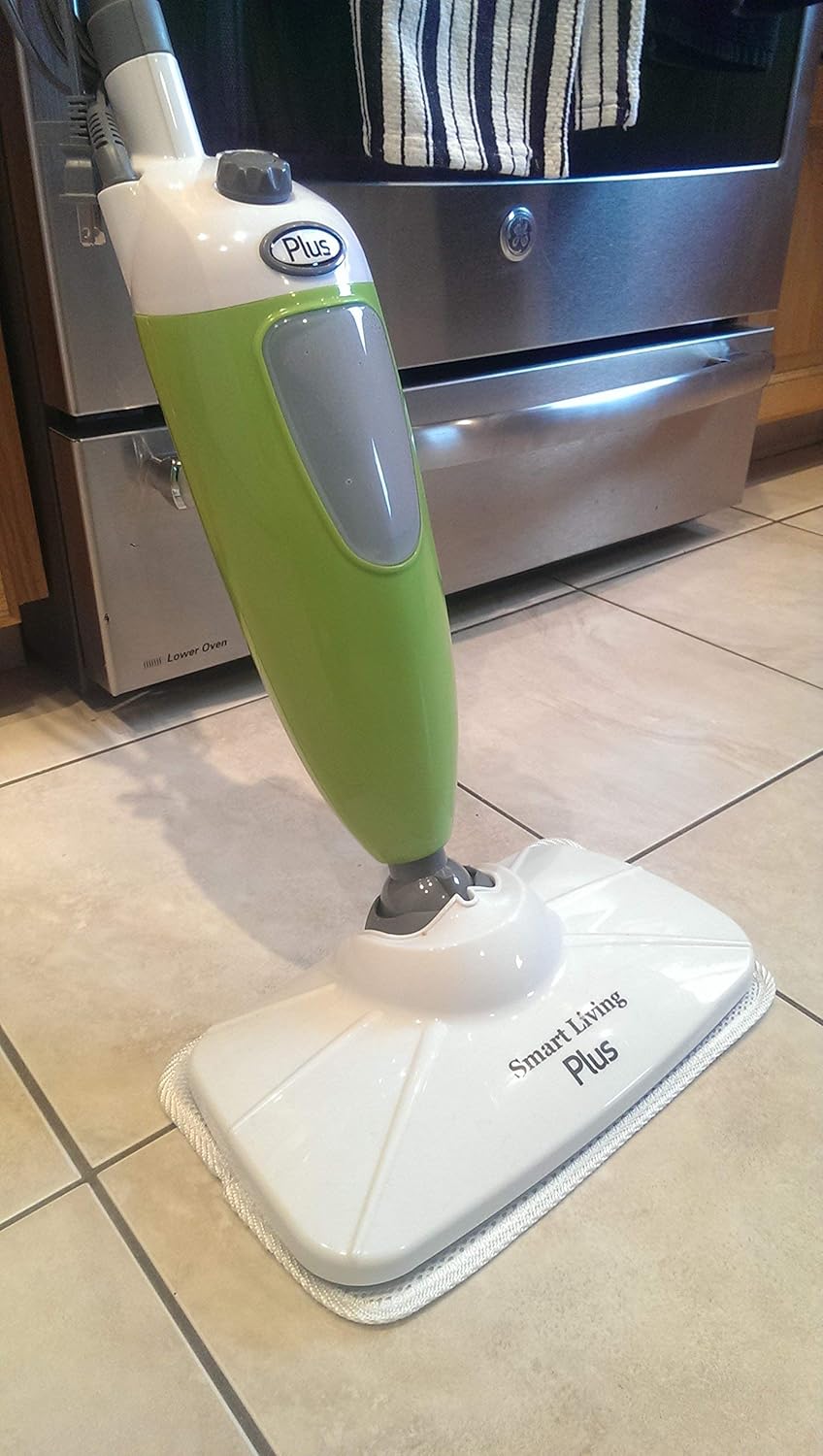 Smart Living Steam Mop Plus,White and Green