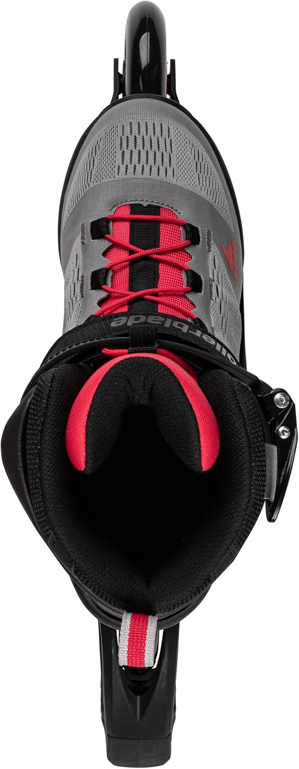 Rollerblade MACROBLADE 90 W, Inline-Skates für Damen, Fitness Inliner, Neutrum Grau/Paradies Rosa