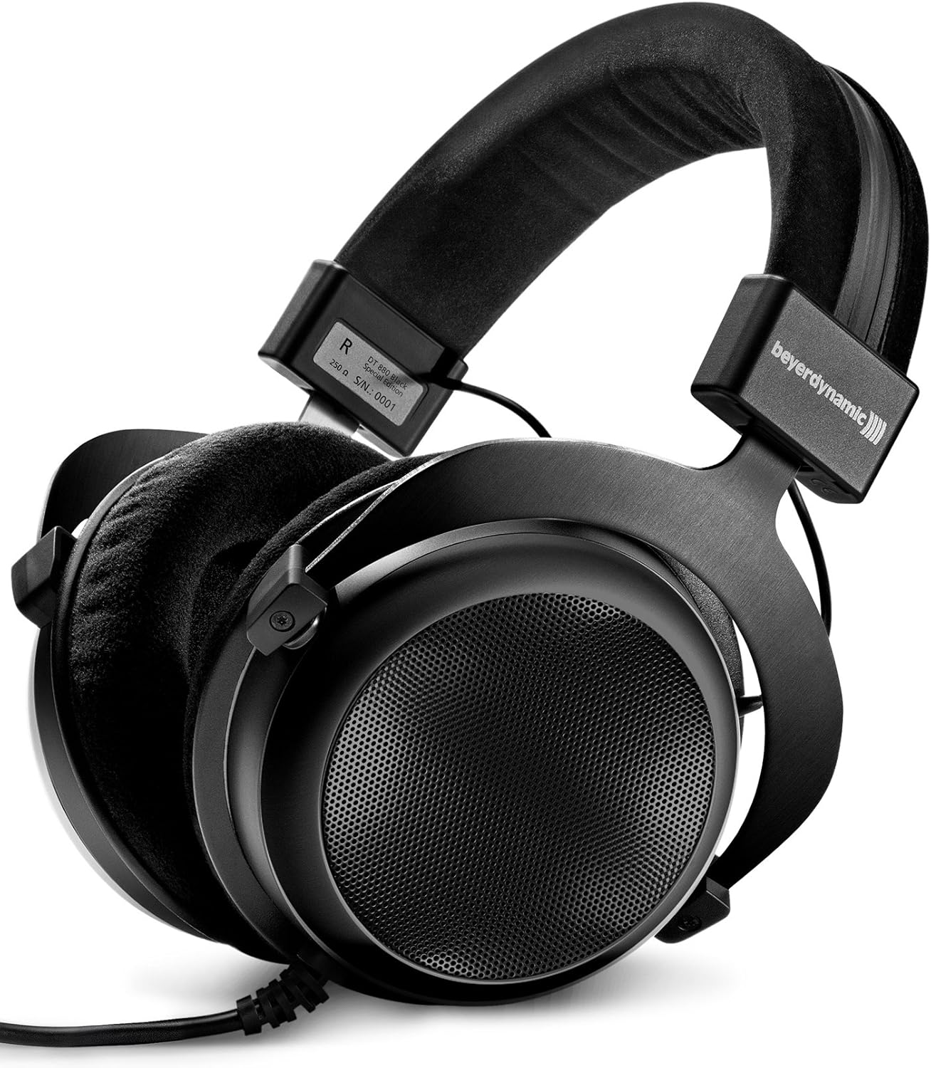 beyerdynamic DT 880 Premium Edition Over-Ear-Stereo Headphones. Semi-Open Design, Wired, high-end (32, 250, or 600 Ohm) (250 OHM, Black Edition)