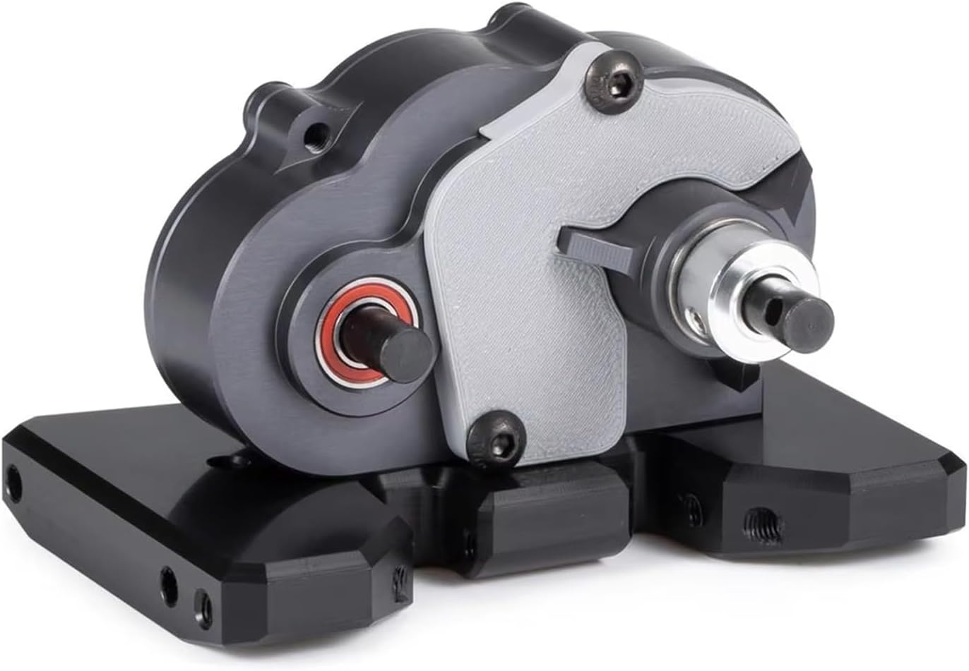 RC Car Parts Compatible with Axial for SCX10 for Capra 1/10 RC Crawler DIY for Chassis Parts Aluminum Overdrive Gearbox for LCG Crawler Transmission