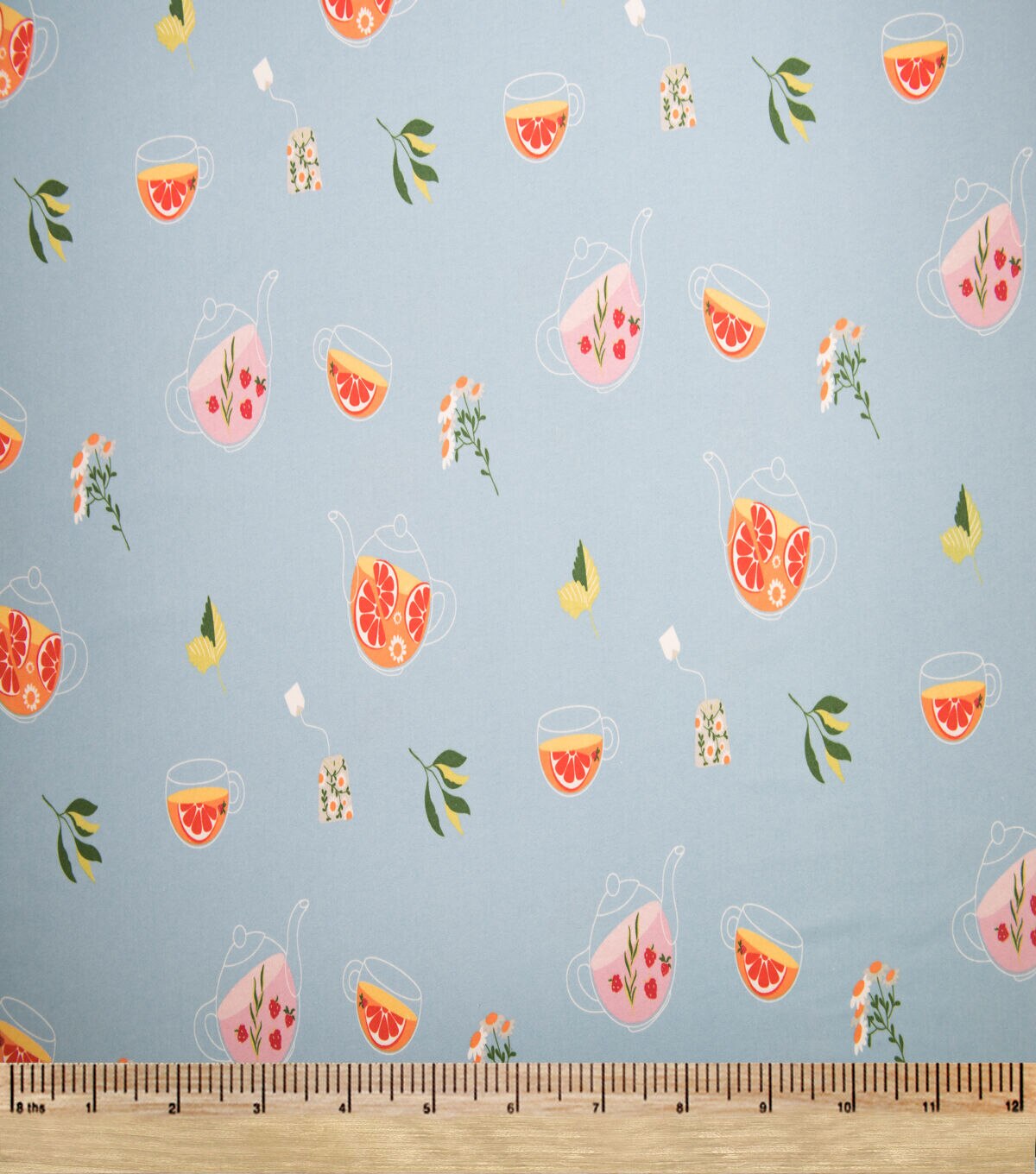 Super Snuggle Tea Pot & Cup Flannel Fabric