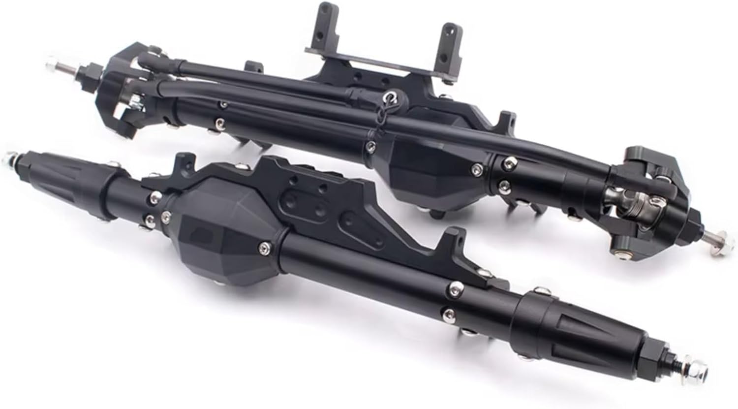 RC Axle Models For Wraith RR10 90048 For Ghost 1/10 Metal Front Rear Axle RC Crawler Car Parts Model Toy Frame Diamond Accessory