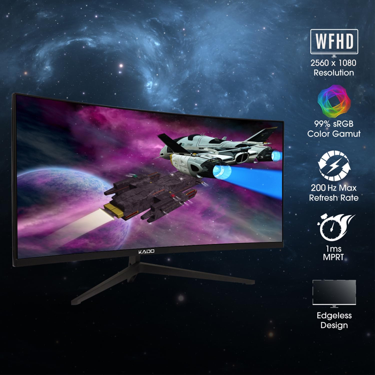 Kado Dual Gaming Monitor Setup - 2-Pack 30