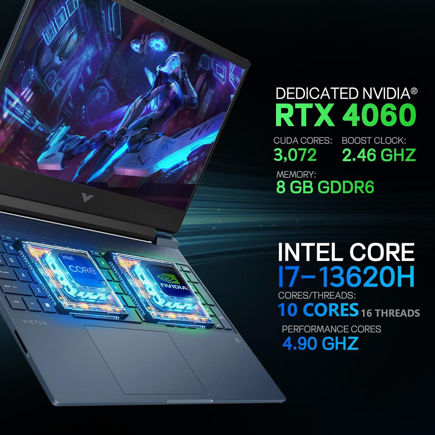 HP Victus 15 Gaming Laptop,15.6