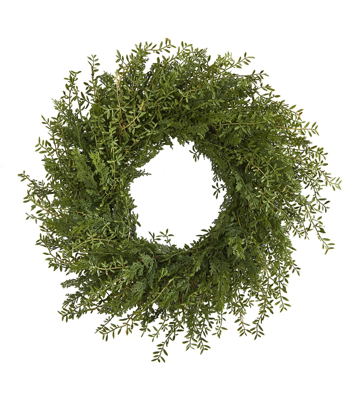 Nearly Natural 27 Mixed Grass Artificial Wreath