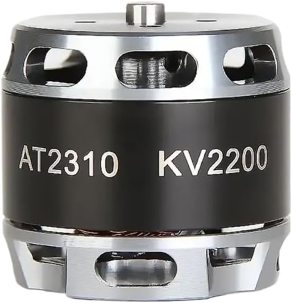 Outer Rotor Brushless Motor AT2310 KV2200 with 4mm Shaft Compatible with Racing Fixed Wing RC Drones(4PCS AT2310 2200KV)