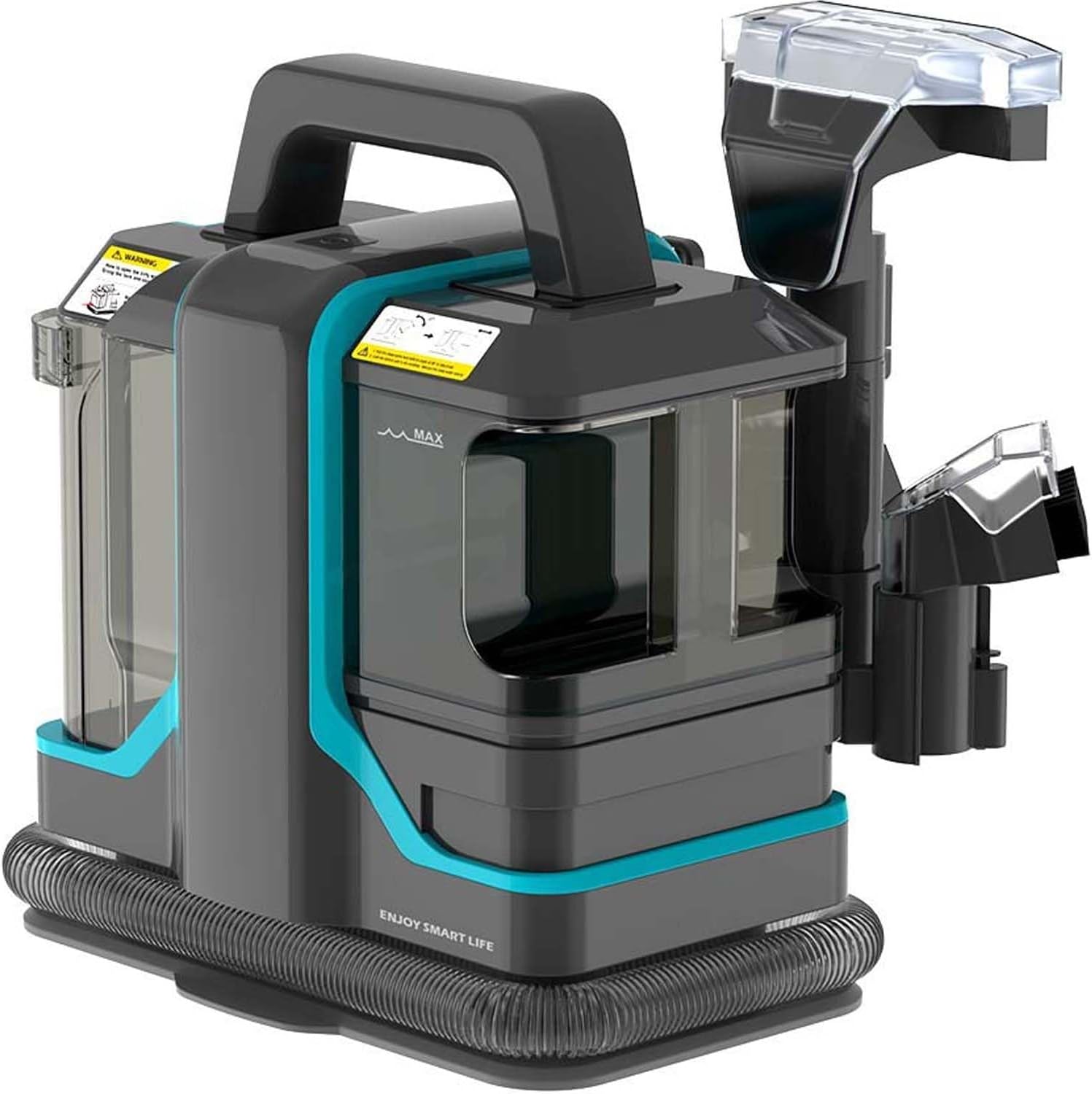 TREEYX Handheld Spot Carpet Cleaner, 450W Carpet & Upholstery Cleaner Machine, 11kpa Strong Suction Spot and Stain Remover with 2 Brush