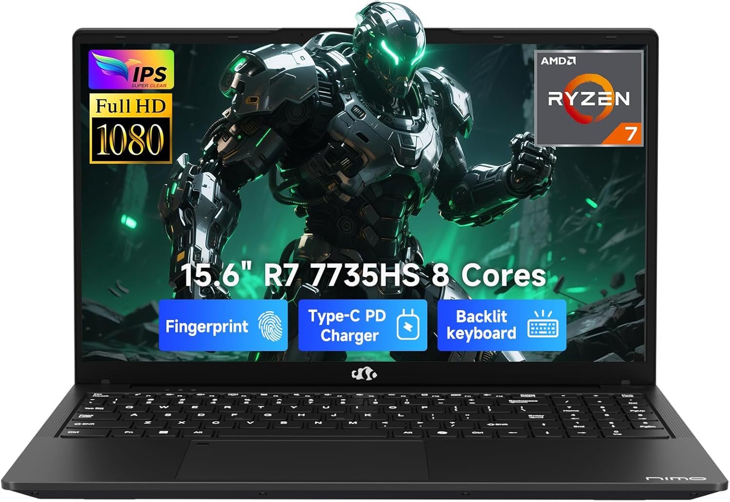 NIMO 2025 Light-Gaming-Laptop, 15.6