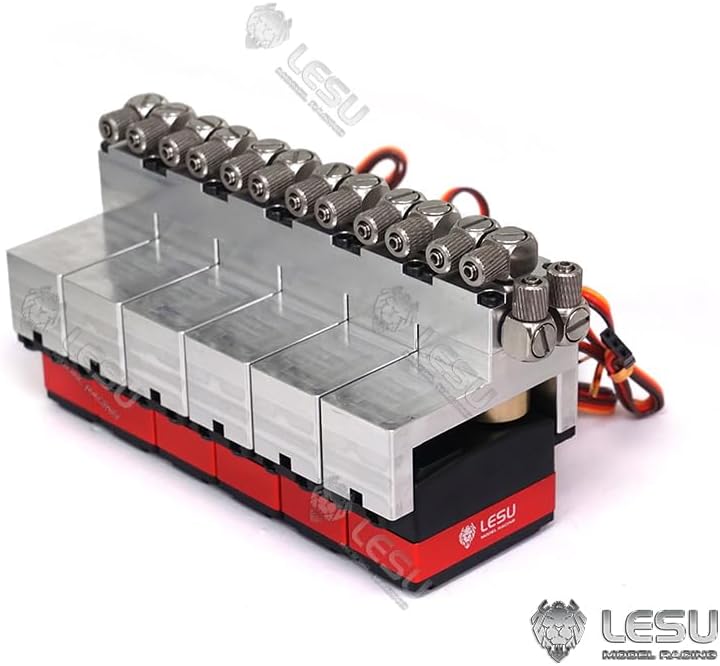 Toucan RC Hobby LESU Reversing Valve 6CH Servo 1/14 RC Hydraulic Dump Truck Loader Excavator
