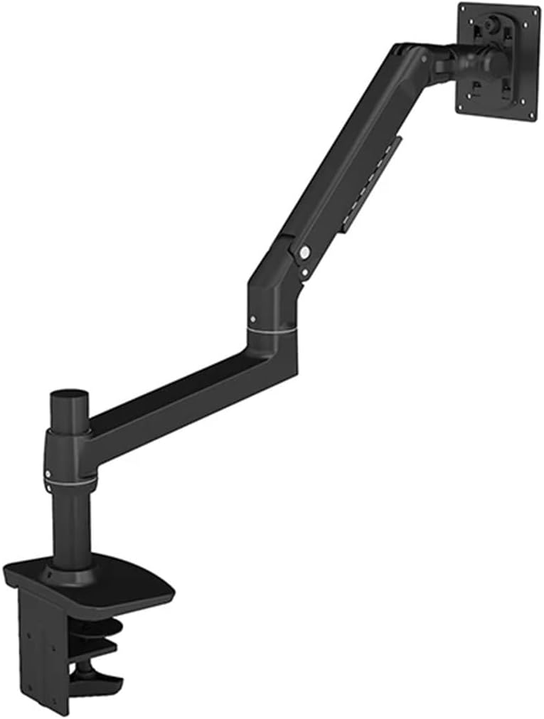 V62C Aluminum Desktop Clamping 17-32 Inch Monitor Stand Mechanical Spring Arm Lift Full Dynamic TV Stand Bearing 10kg(V62CB)