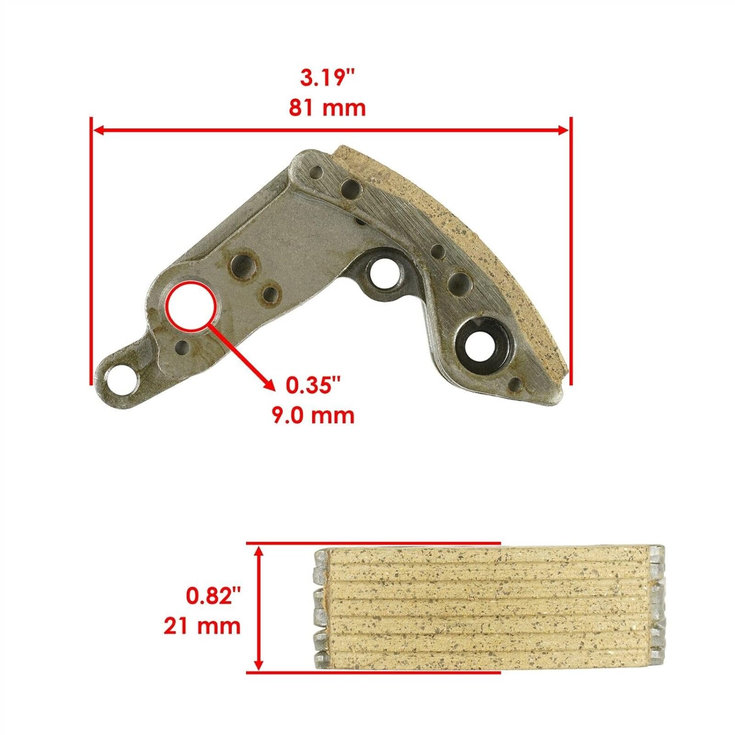 Powersports Gasket ATV UTV Motorcycle Scooter Wet Clutch Carrier Shoes Bearing Gasket for Yamaha Viking VI YXC700 4X4 2015-21 Mod-G-T54-1700