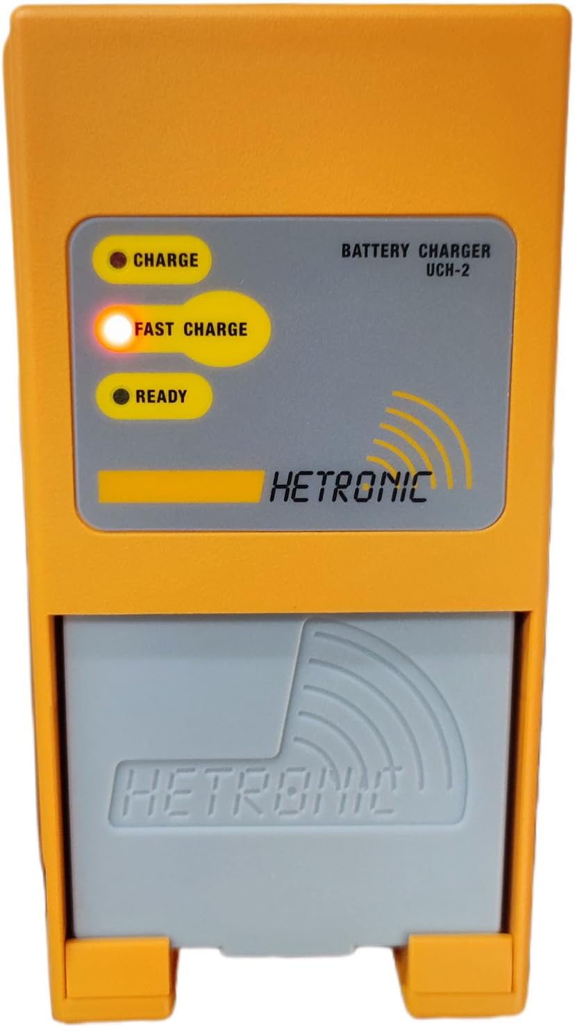 (2 Pack) 3.6V 2100mAh 68300900 hetronic Battery + (1 Pack) 24V hetronic 68300900 Battery Charger DC10~30V uch-2 DC Charger