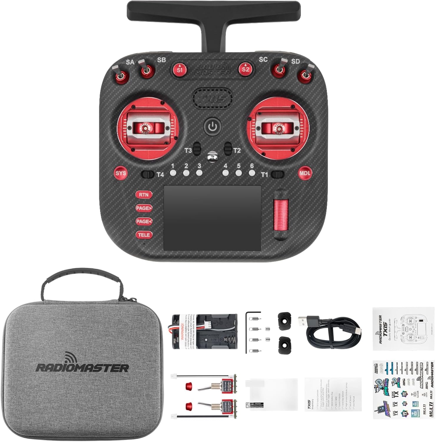 RadioMaster TX15 Max V5.0 16CH 2.4G RC Transmitter - ELRS, 3.5