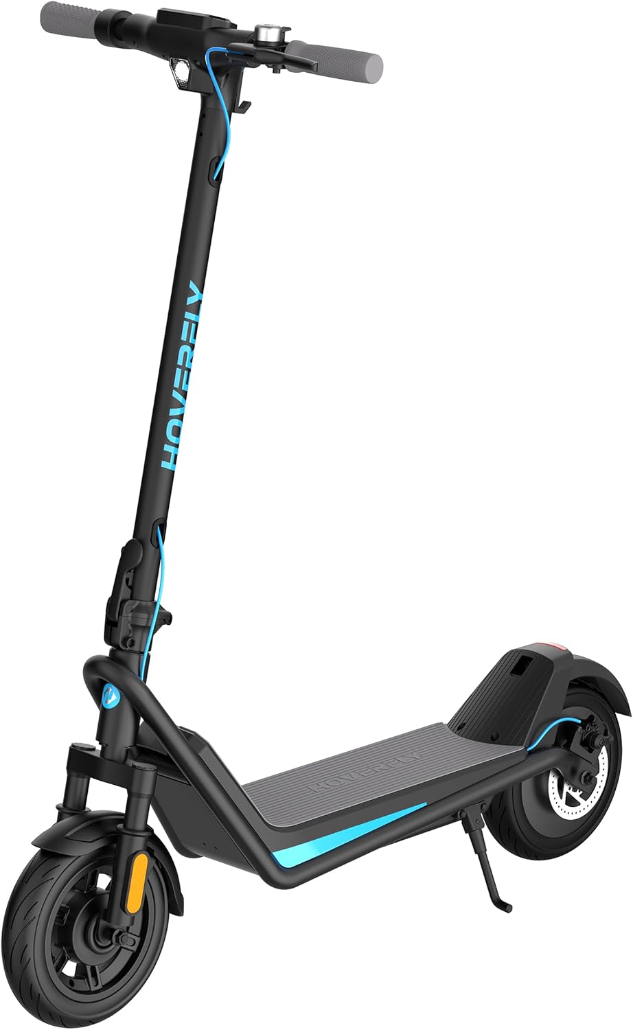 Hoverfly X3/X5 Electric Scooter for Adults, 18/25 Mile Range, 20Mph Top Speed, 500W Motor, 10'' Solid Tire, with Double Suppression Electric Code Lock Walk Assist Mode, Foldable Commuting E Scooter
