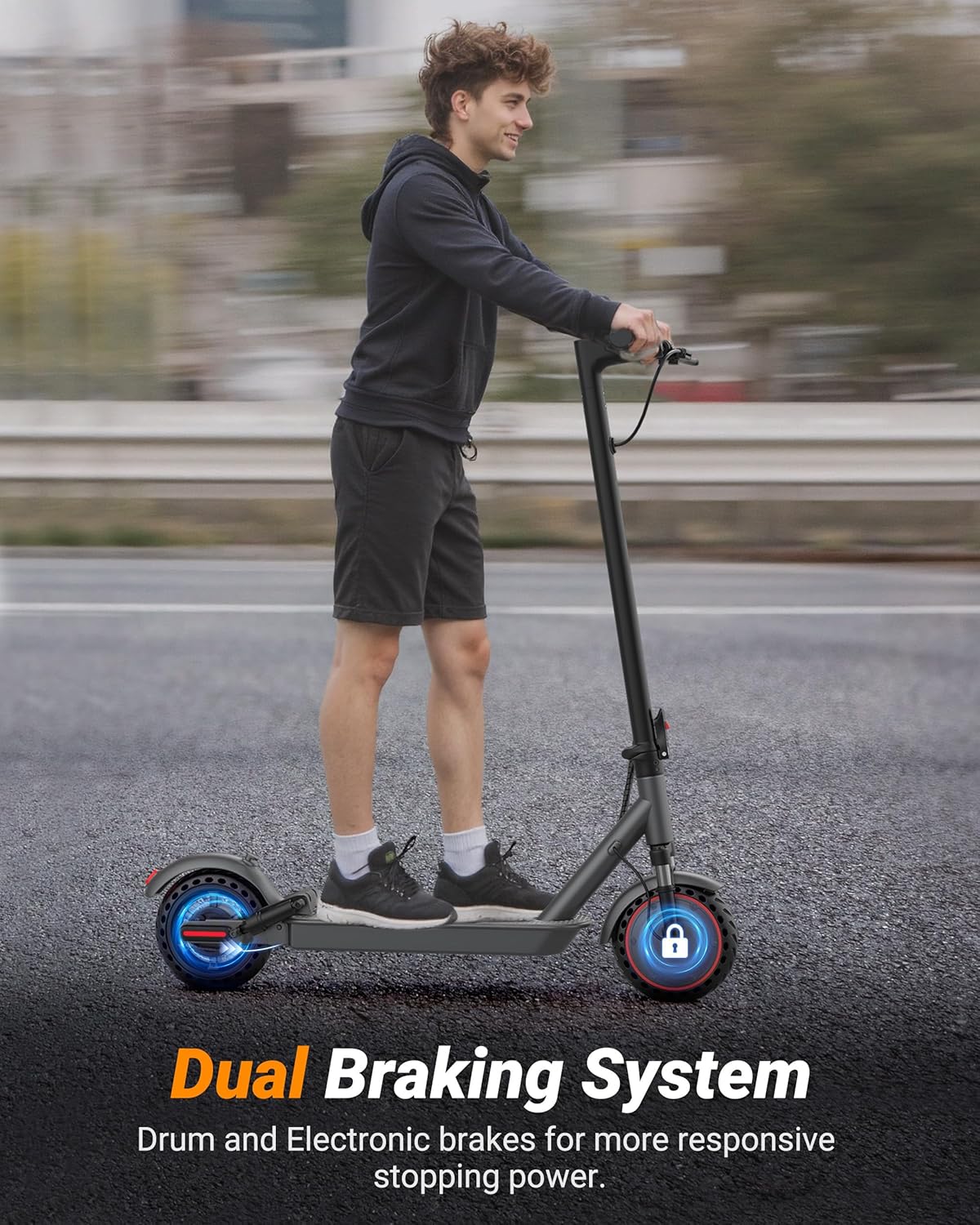 Electric Scooter for Adults - 19/22 MPH, Dual Suspension, 8.5
