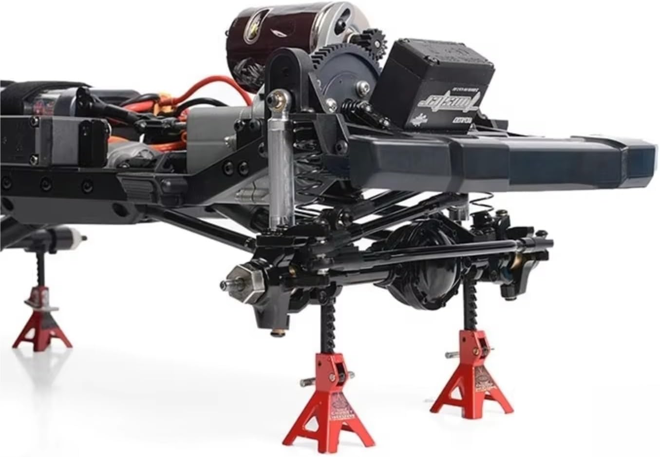 Compatible with K44 RC Crawler Car Upgrade Parts Modification Replacement Accessories Front Portal Complete Axles RC Front and Rear Axle