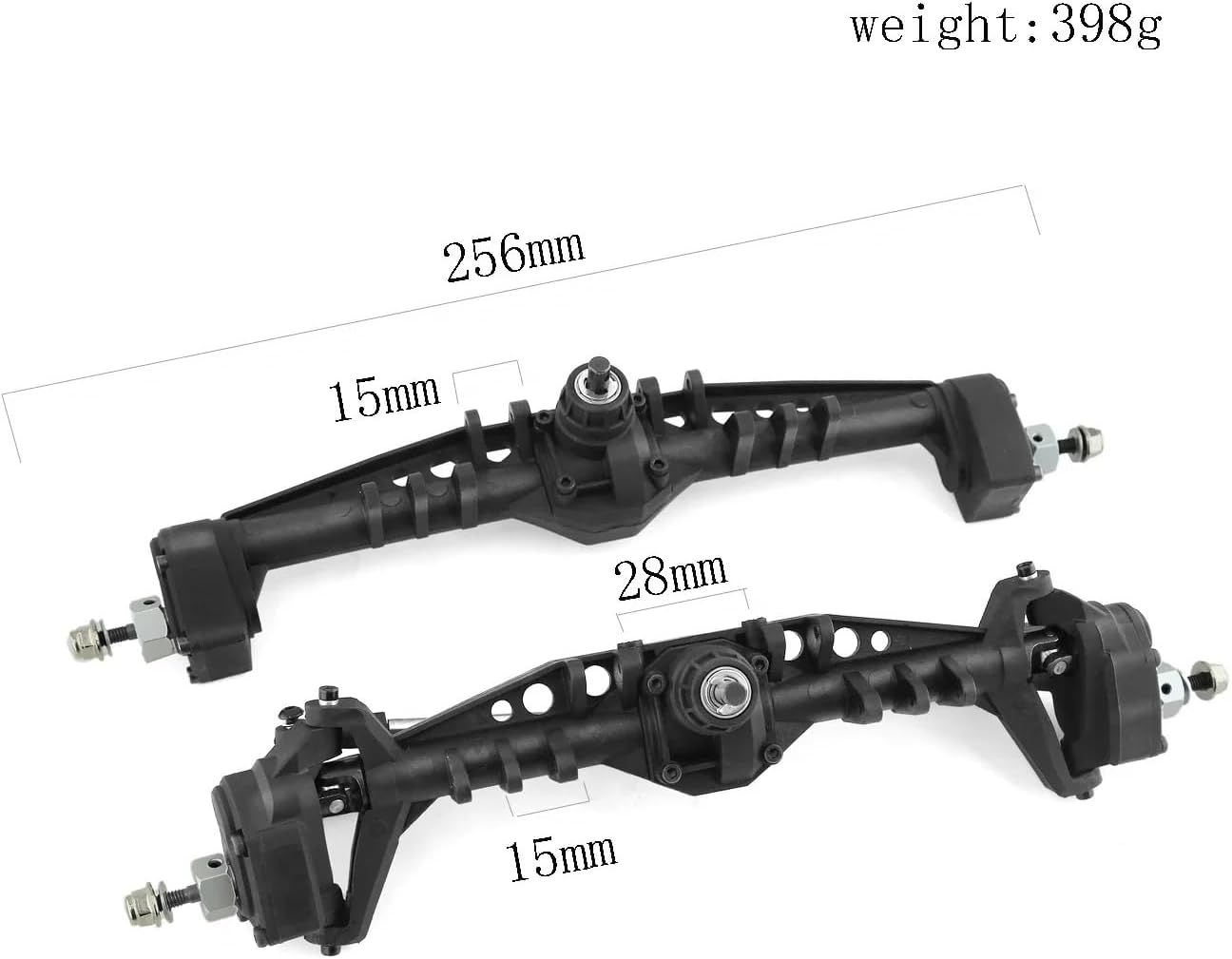 RC Car Parts for Axial for Capra UTB10 1.9 for UTB 1/10 RC Crawler Car Front and Rear Plastic Portal Axle Upgrade Parts