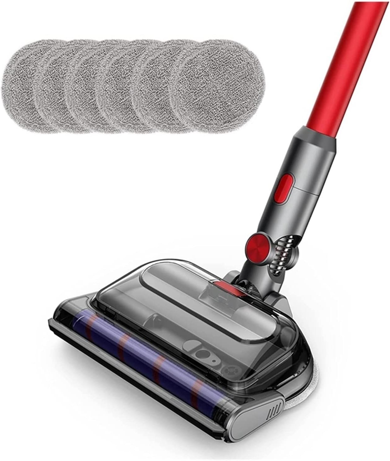 CobydA Mopping Attachment。 Compatible with Dyson V7 V8 V10 V11 V15 Vacuum Cleaner Immaculate Brush Accessory with Water Tank Mop Pads
