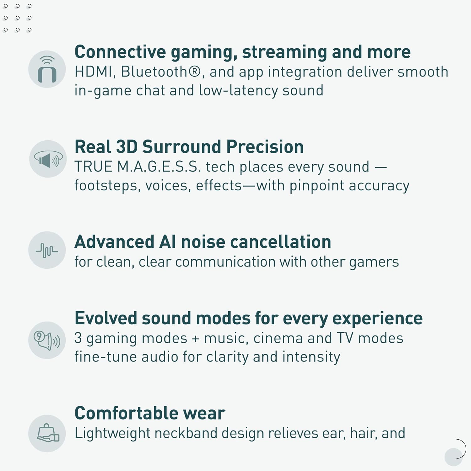 Panasonic SoundSlayer Wearable Speaker System for Gaming