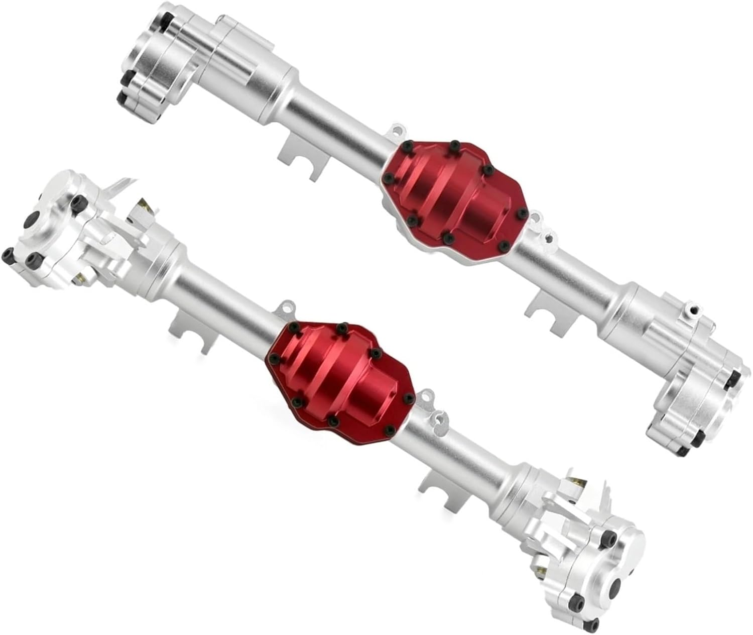 RC Vehicle Axles Compatible with YiKong for YK4082 YK4083 Metal Front and Rear Portal Axle Housing Gear Cover 1/8 RC Crawler Car Upgrades Parts