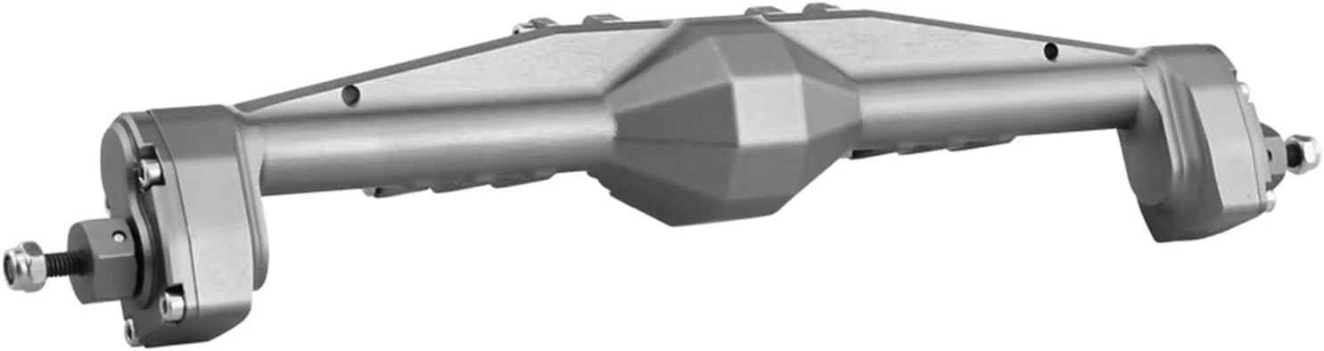 RC Car Parts Compatible with Axial for Capra 1.9 for UTB AXI03004 F9 for Wraith 90018 RR10 1/10 RC Crawler Upgrade Part Metal Front and Rear Portal Axle(Gray,Front and Rear)