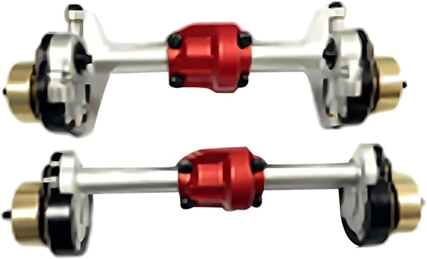 RC Vehicle Axles Compatible with Hobby for Plus for CR18P for Rock 1/18 RC Car Aluminum Alloy Front Rear Axle Shell RC Car Upgrade Parts Accessories(Color1)