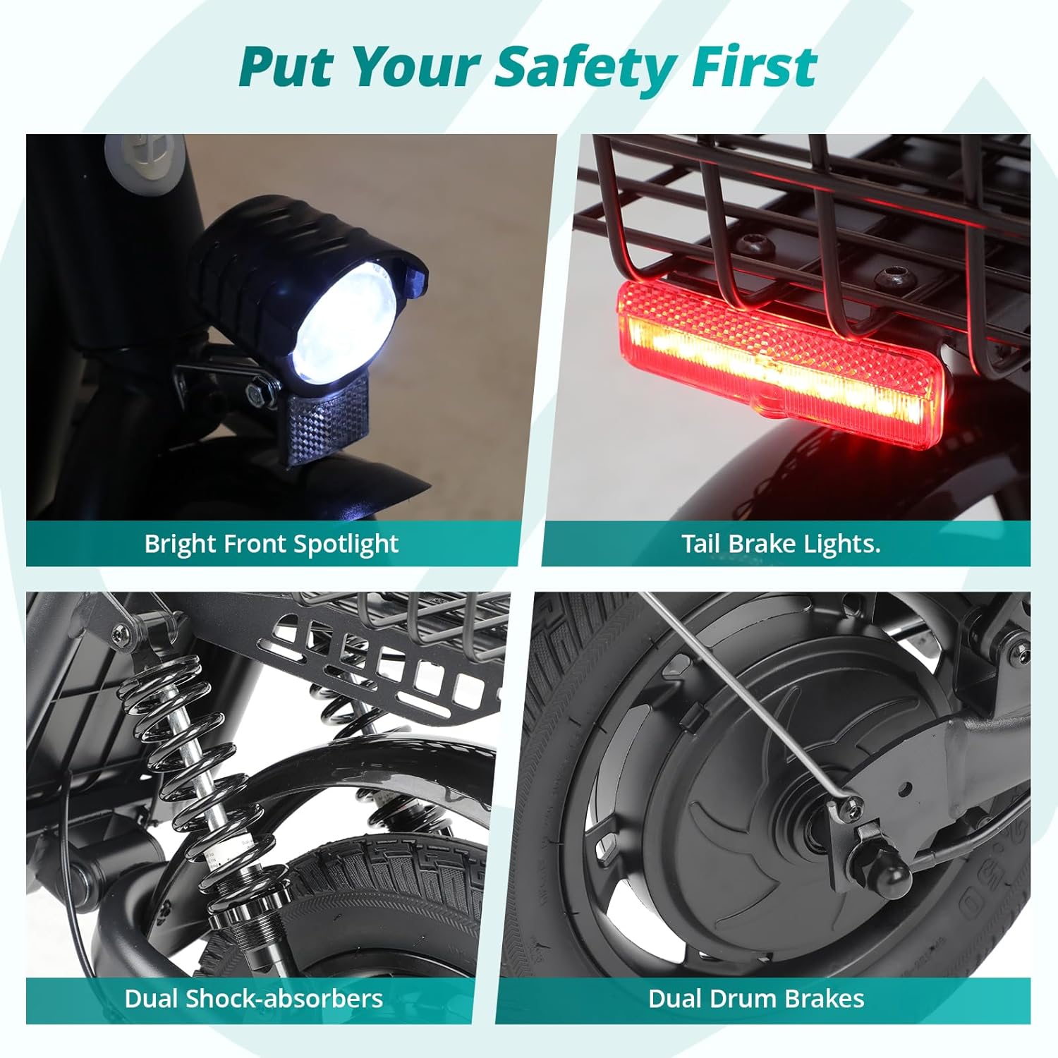 Gotrax A5 Electric Scooter w/Seat for Adults, 12