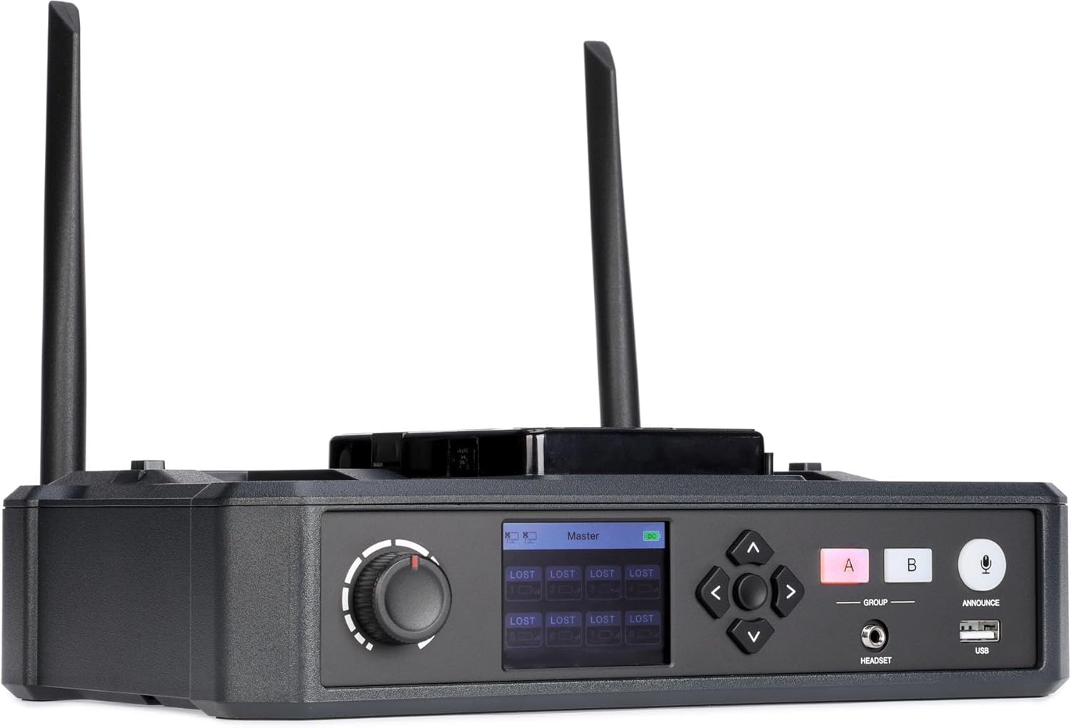 Hollyland Solidcom C1 Single HUB Base Station 1.9GHz Full-Duplex Wireless Headset Intercom System for Team Communication with AB Grouping UAC Cloud Meeting Announcement Expandable Connection