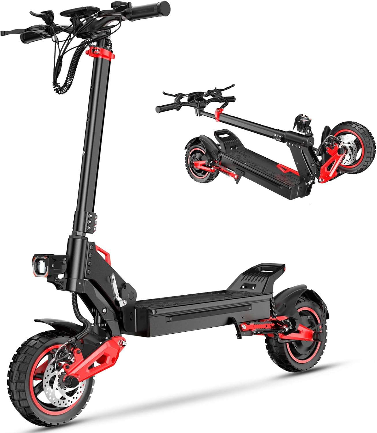 Electric Scooter Adults, 37 Miles Long Range, 34 Mph Max Speed, 11