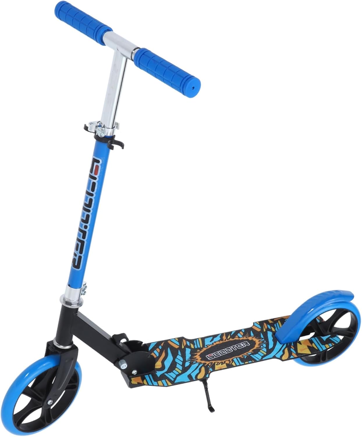 Lightweight Foldable Kick Scooter for and Teens Portable Two- Transport for Outdoor Exercise and School Carry Blue Scooter for Boys