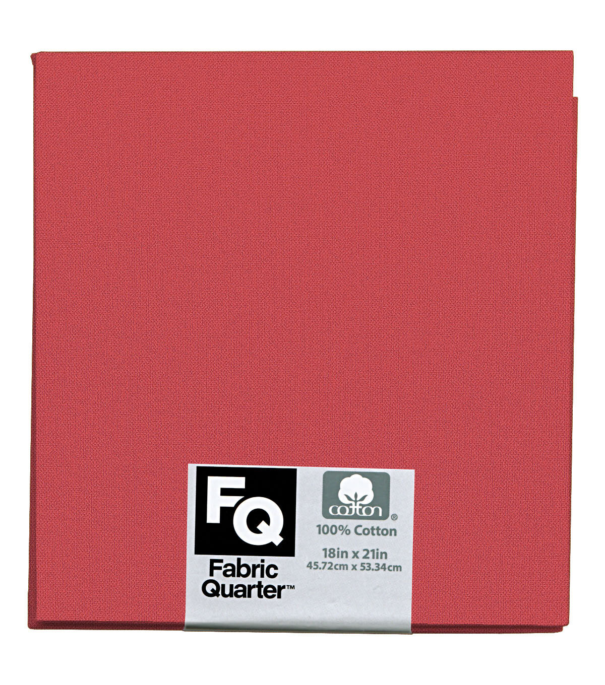 Coral 1 Piece Cotton Fabric Quarter
