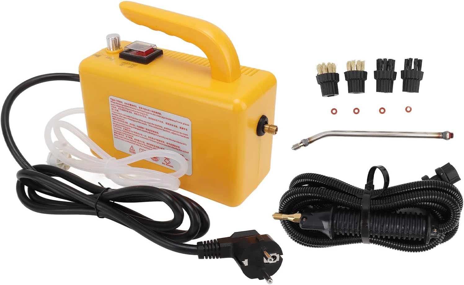 Baxnore Handheld Steam Cleaner, ABS Portable Clearing Machine, Car Detailing Steam Cleaner, Steam Cleaner Tankless for Home Car Detailing Kitchen