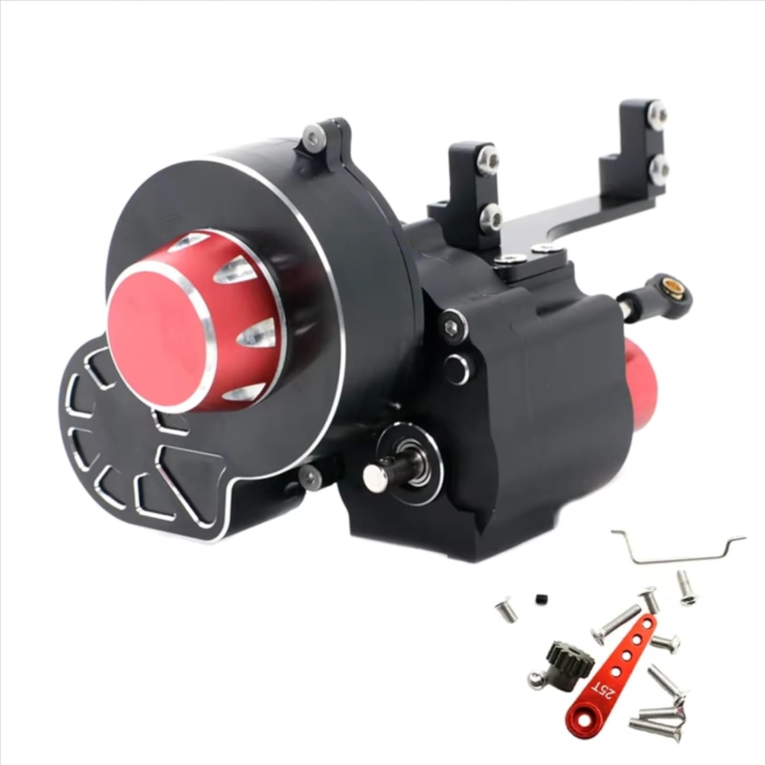 RC Gearboxes For Axial For SCX10 I II III 1/10 Practical Metal 2 Speed Shiftable Transmission Gearbox RC Crawler Car Upgrades Parts