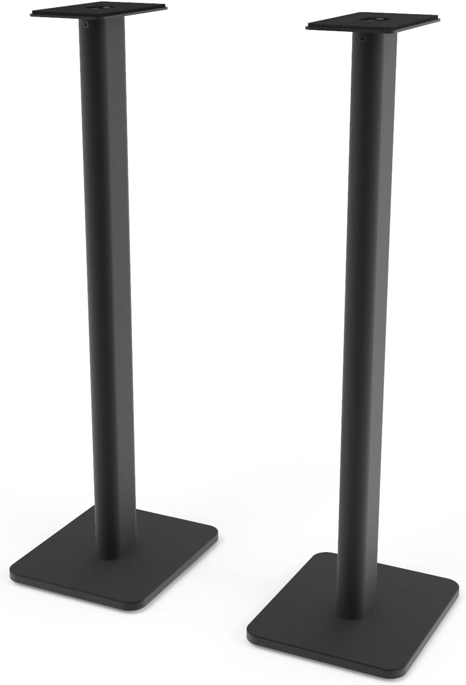 Kanto SP32PL 32 Inch Bookshelf Speaker Stands - 2 Pack - Steel Frames (Black)