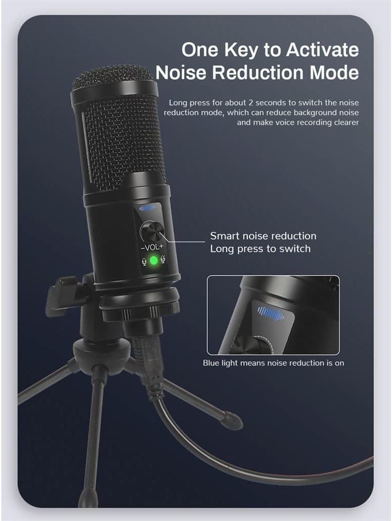 Professional Recording Studio USB Microphone Singing Computer Recording Condenser Microphone
