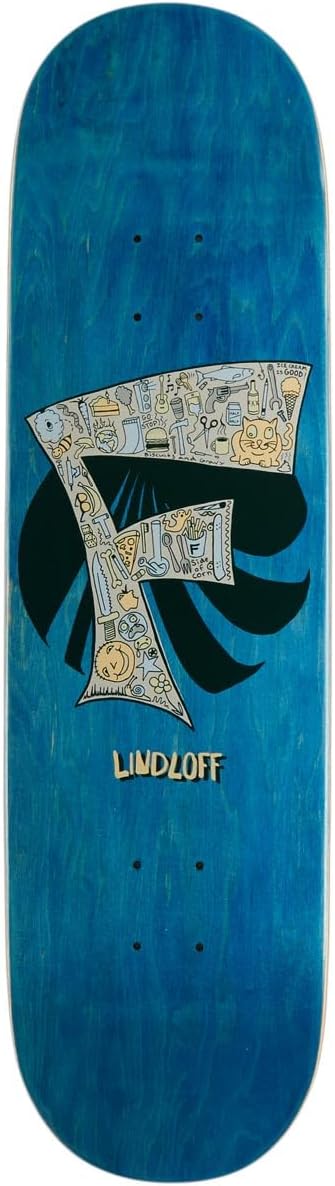 Fo​undation Lindloff F Stuff Deck 8.5 - Assembled AS Complete Skateboard